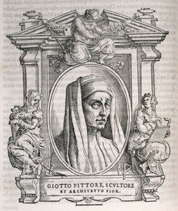 Portrait of Giotto di Bondone from Vasari