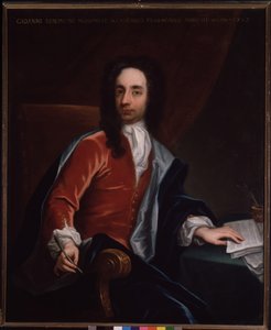 Portrait of Giovanni Battista Bononcini, Italian Baroque Composer and Cellist
