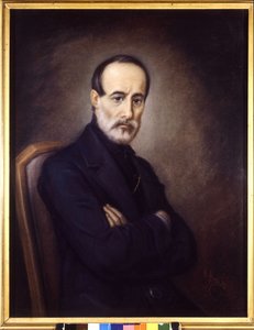 Portrait of Giuseppe Mazzini (19th century painting) by Italian School