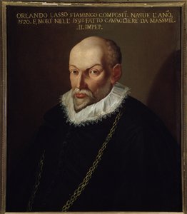 Portrait of Roland de Lassus, Flemish Composer by Italian School