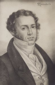 Portrait of Saverio Mercadante by Italian School