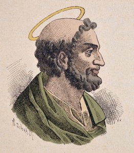 Portrait of Saint Peter, first Pope and Bishop of Rome by Italian School