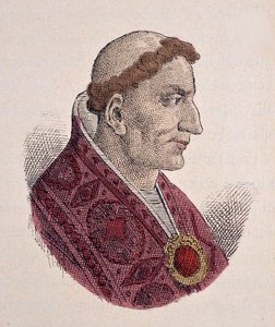 Portrait of Pope Conon (686-687) by Italian School