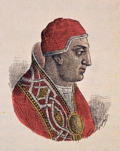 Portrait of Pope Gregory II (715-731) by Italian School