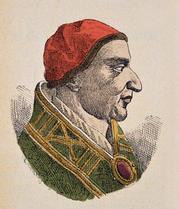 Portrait of Pope Jean III (561-574) by Italian School