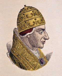 Portrait of Pope John XVII (1003) by Italian School