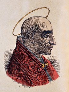 Portrait of Pope Marcellinus (296-304) by Italian School