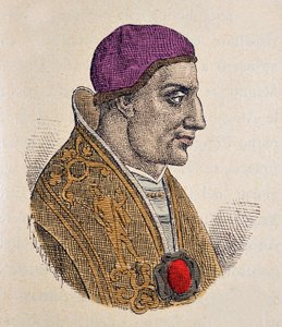 Portrait of Pope Paul Ier (757-767) by Italian School
