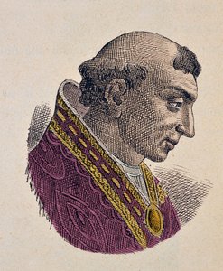 Portrait of Pope Romanus (897) by Italian School