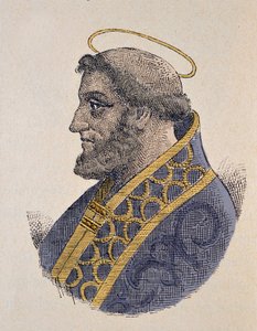 Portrait of Pope Sergius I (687-701)