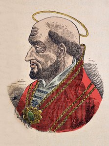 Portrait of Pope Silverius (535-536) by Italian School
