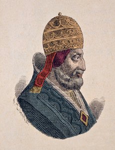 Portrait of Pope Urban III (1185-1187) by Italian School