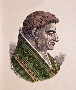 Portrait of Pope Victor II (1086-1087) by Italian School