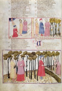 Virgil taking his leave and the Divine Forest, from The Divine Comedy
