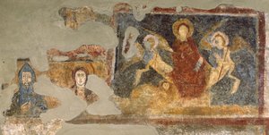 Remains of a fresco, Santa Maria Antiqua, Rome by Italian School