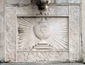 Representation of the Holy Grail in the Cathedral of Milan by Italian School