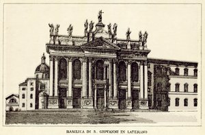 Rome: Basilica of St. John Lateran by Italian School