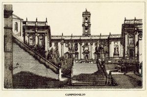 Rome: Capitoline Hill by Italian School