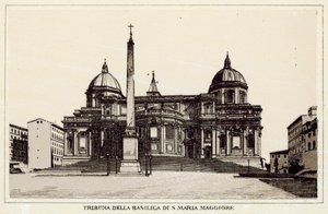 Rome: Tribune of the Basilica of St. Mary Major by Italian School