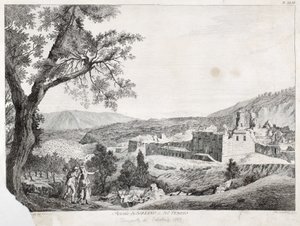 Ruins of Soriano Calabro and the Temple, Calabria, 1783 by Italian School