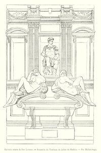 New Sacristy of San Lorenzo, Ensemble of the Tomb of Giuliano de