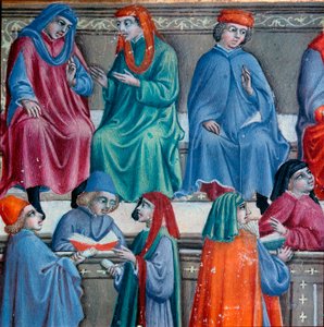 Sienese merchants (detail)