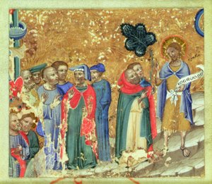 St. John the Baptist Preaching by Italian School