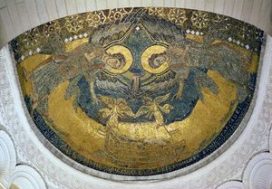 The Ark of the Covenant Supported by Cherubim, from the Semi-Dome of the East Apse by Italian School