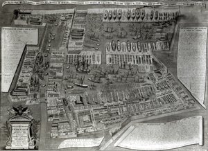 The Arsenal, Venice by Italian School