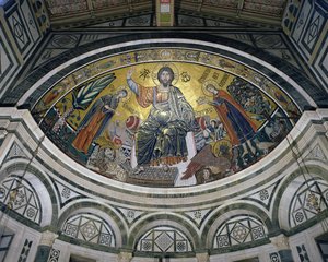 The Blessing of Christ, 1297 by Italian School