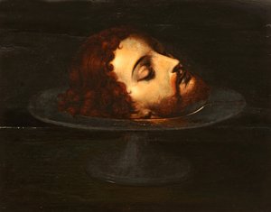 The Head of St John the Baptist on a Charger by Italian School
