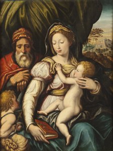 The Holy Family with the Infant St John
