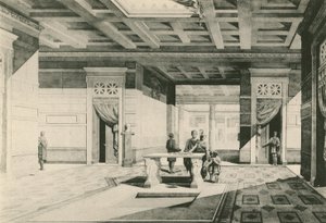 The House of Caius Cornelius Rufus as it was by Italian School