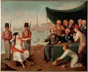 The Independence of Liguria, 1815 by Italian School