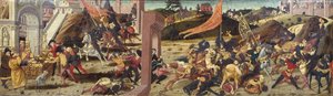 The Morelli Cassone depicting the Gauls defeated by Marcus Furius Camillus