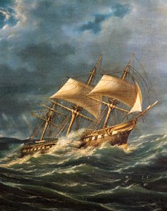 The Princie Umberto steamship with screw propeller, launched August 22 by Italian School