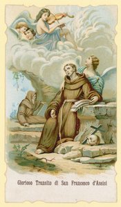 The Ecstasy of St Francis of Assisi by Italian School