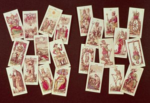 The tarot cards of the Major Arcana