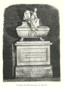 Tomb of Machiavelli, by Spinazzi