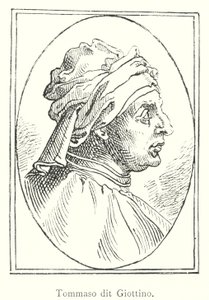 Tommaso called Giottino (engraving) by Italian School