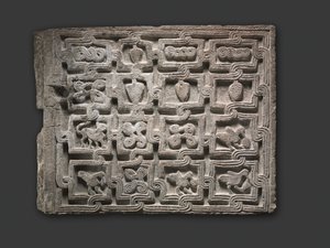 Transenna Panel, Lombardic, 700s-800s by Italian School