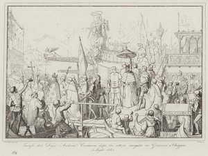 Triumph of Doge Andrea Contarini after the victory over the Genoese at Chioggia by Italian School