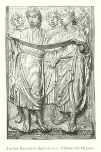 One of the Bas-reliefs Intended for the Organ Tribune (engraving) by Italian School
