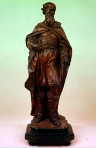 Venetian Statue of a Bearded Male Saint by Italian School