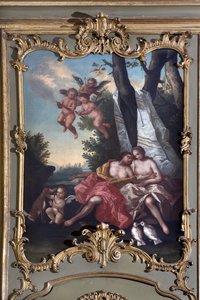 Venus and Adonis by Italian School