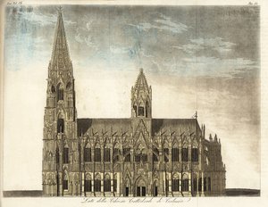 View of Cologne Cathedral, Germany by Italian School