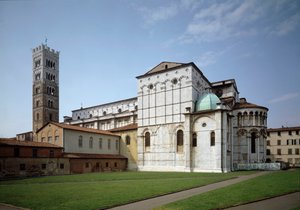 View of Lucca Cathedral
