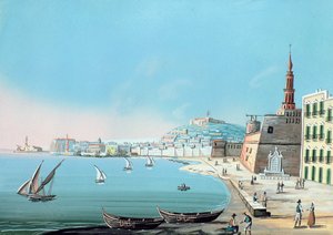 View of Naples from the Carmine, c.1845