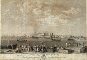 View of port of Barletta