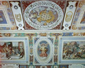 View of the Sala dei Fasti Farnese (Hall of the Splendors of the Farnese) (detail)